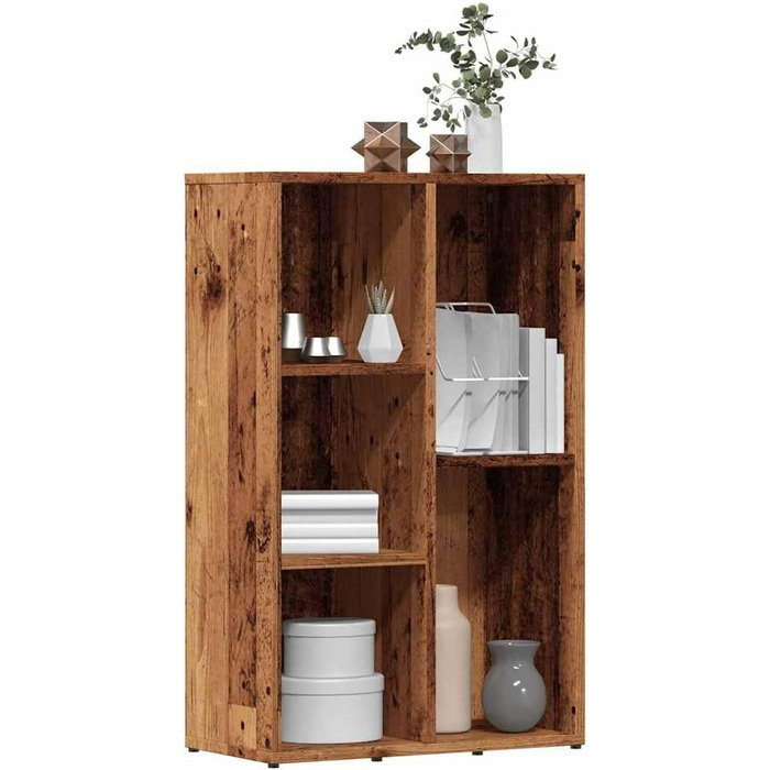 vidaXL Artisan Oak Bookshelf - 50x25x80 cm