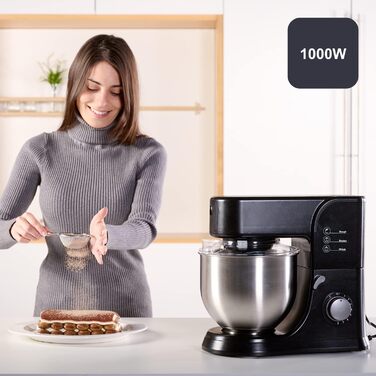 Ручний міксер Black+Decker BXMX500E, 1000W, нержавіюча сталь, сірий/чорний