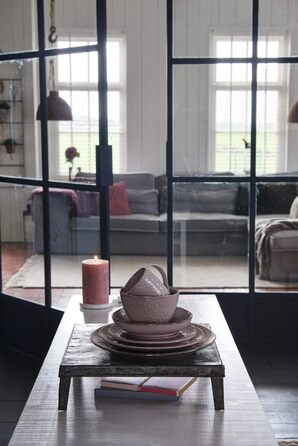 Керамічні чашки Leonardo Matera, 6 шт., сірі, 430 мл, придатні для миття в посудомийній машині та мікрохвильовій печі