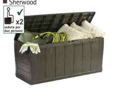 Садова скриня для тераси Keter SHERWOOD, 270 л