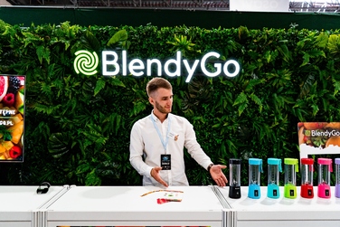 Стаціонарний блендер BlendyGo 250 Вт, сріблястий/сірий, 0,4 л