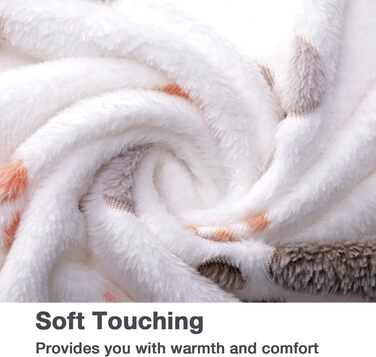 ALLISANDRO® Тепла та м'яка ковдра для домашніх тварин: ковдра для собак та котів з флісу, 200x150 см, бежева