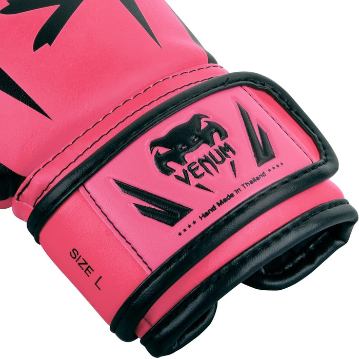 Дитячі боксерські рукавички Venum Elite Fluo Rosa S