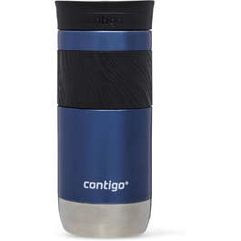 Contigo Byron Snapseal Stainless Steel Travel Mug - Leakproof, Insulated Coffee Cup - 590ml, BPA-Free