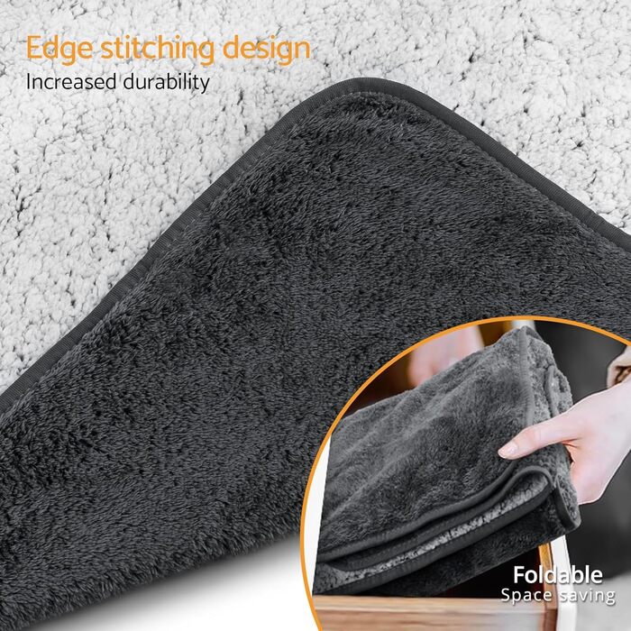 Водонепроникний коврик для собак 100x120 см - м'який, флісовий, для собак середніх порід до 16 кг, чорно-білий, підходить для вулиці та дивану