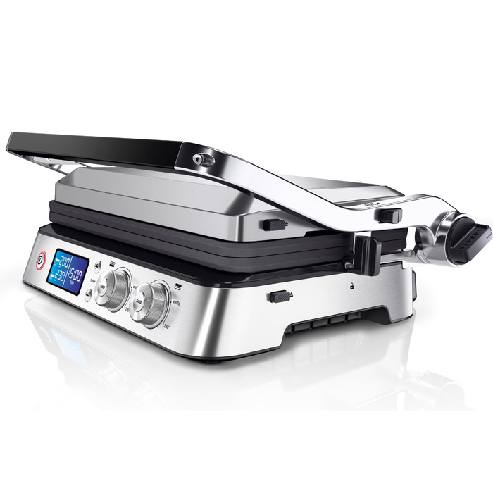 Електричний контактний гриль Braun CG9047, сріблястий/сірий, 2000 Вт