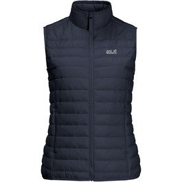 Жилет Jack Wolfskin W VEST для жінок, вітронепроникний, степ, колір Night Blue, розмір M