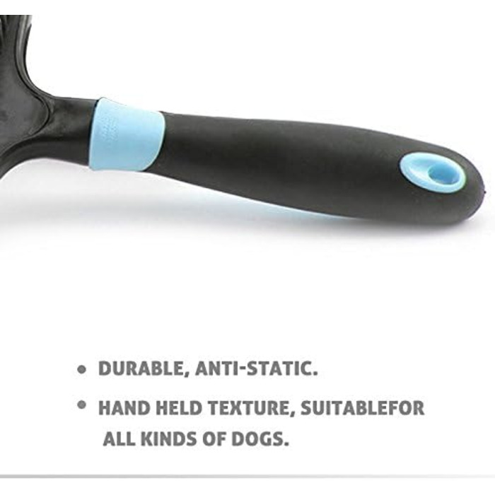 PETCUTE Щітка для собак - для підшерстка, вичісування шерсті, синя