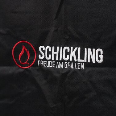 Водонепроникний чохол для гриля Schickling, захисна покривало для BBQ 125x69x120 см, PVC 600D, стійкий до УФ, підходить для Walter & Hermann XL