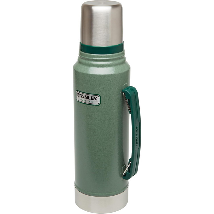 Stanley Classic Legendary Thermos - Keeps Drinks Hot or Cold for 24-32 Hours - Dishwasher Safe - Leakproof Lid Doubles as a Cup - BPA-Free Insulated Flask - Stainless Steel Thermos