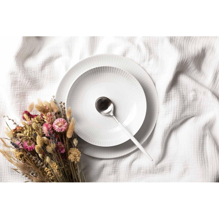 Сервіз столовий Seltmann Weiden Amina, 12-ти частинний, білий