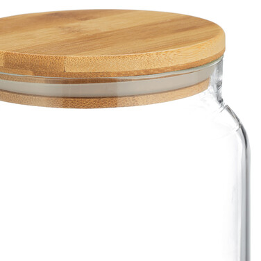 Relaxdays Set of 3 Storage Jars with Lid, 1500 ml