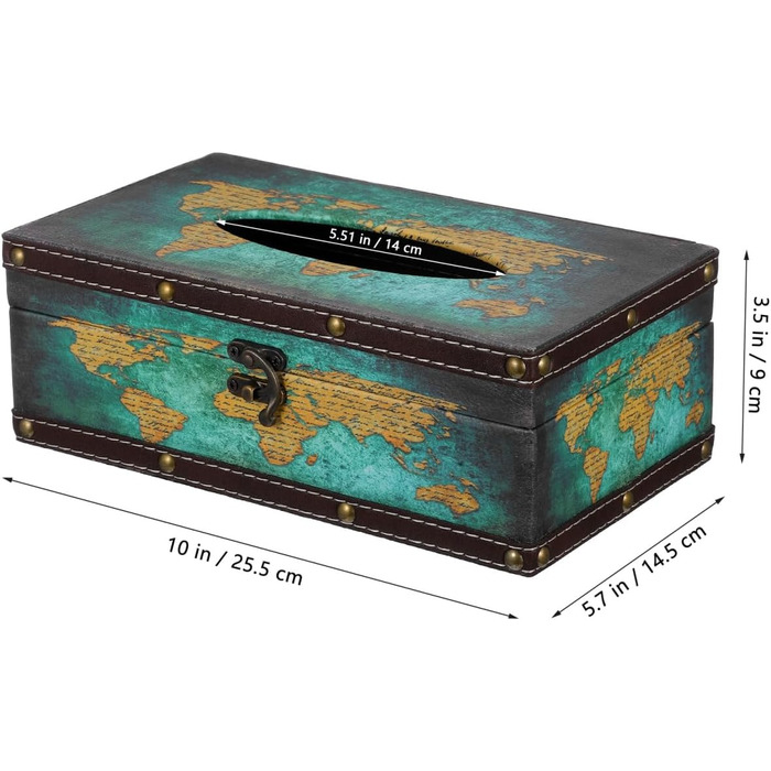 Стильна коробка для серветок у вінтажному стилі, тканинна, для дому, офісу