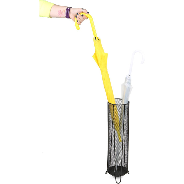 Стійка для парасоль під парасольки Mind Reader Network Collection, чорна, 166 см