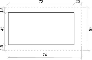 Будка для собак Outdoor, маленькі породи – собачий будиночок з дерева, водостійкий дах 76 x 99 x H80 см, розмір S, Timbela M401-1 розмір M, 76x99xH80cm, натуральне дерево (розмір S, 48x74xH58cm, LP SmartSide дерев'яні панелі)