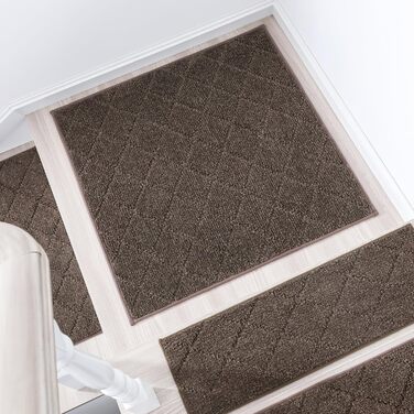 Ковзаючі килимки на сходи Cosy Homeer, 71,1 x 22,9 см, 10 шт., поліестер, TPE-підкладка, для дітей та собак