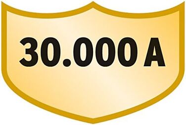 Бренненштуль Преміум-лайн: мережевий фільтр 6 розеток з захистом від перенапруги до 60 000А (з вимикачем та 3м кабелем, для кріплення на стіну, Made in Germany), чорний (струмопровід 30 000 А)