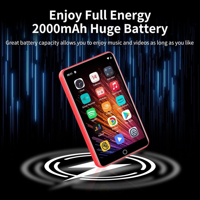 MP3 плеєр 80GB з Bluetooth та WiFi, 4.0