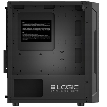 Корпус для комп'ютера Logic Concept Aramis AGRB Mini Tower, чорний