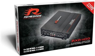 Автомобільний підсилювач Renegade RXA1100-4, 4-канальний