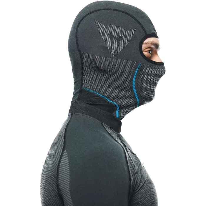 Балаклава Dainese Dry чорна/синя, універсальна, для мотоциклістів, унісекс, для всіх сезонів, італійська якість