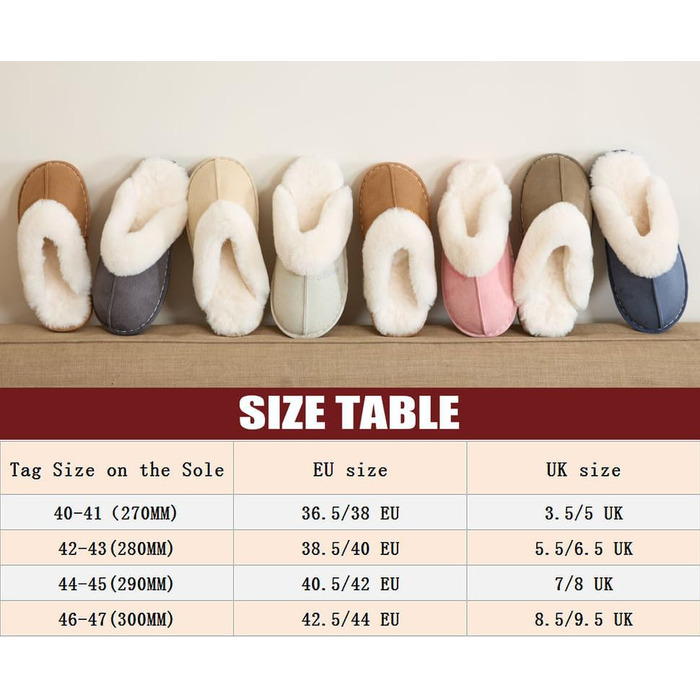 Чоловічі та жіночі домашні тапочки зимові теплі з штучного хутра, м'які, плоскі, плюшеві, з антиковзким покриттям для дому та вулиці - преміум якість, 38.5/40 EU, світло-коричневі
