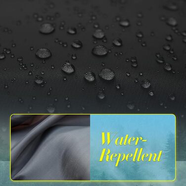 Спальний мішок для дорослих | 3 сезони | Ультралегкий 1400г | Водостійкий, компактний | Мумієподібний для кемпінгу, походів, відпочинку на природі. Чорний