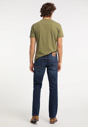 Джинси чоловічі MUSTANG Oregon Bootcut, стрейч, темно-сині (30-44, 34L), Denim