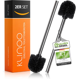 Набір для туалету KLINOO Premium: щітка та ручка з нержавіючої сталі (2 шт.)