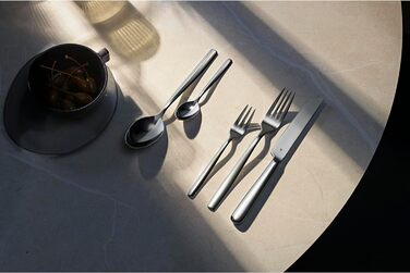 WMF Palma Cutlery Set, 12 Place Settings, 60-Piece Dinner Set, Monobloc Knives, Polished Cromargan Stainless Steel, Shiny, Dishwasher-Safe, 60-Piece Single