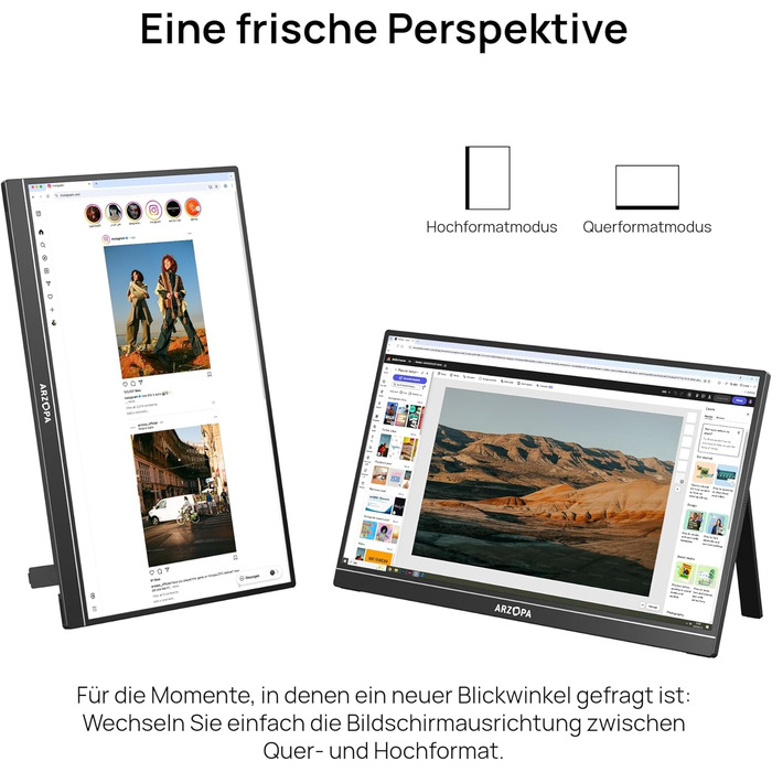 Портативний монітор ARZOPA 17.3