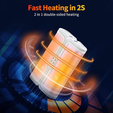 Електричні грілки для рук 2 шт. - багаторазові USB грілки для рук, 3 режими нагріву, подарунок для жінок та дітей, рожеві