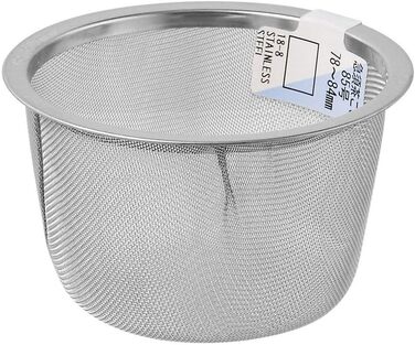 Stainless steel Tikusan tea strainer for teapot, made in Japan, 7.9 - 8.4 cm