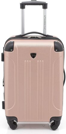 Чемодани Travelers Club Chicago Hardside Spinner (3 шт., рожеве золото) - розширювані, блакитно-зелені