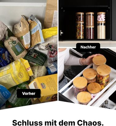 Набір контейнерів для зберігання Deco haus® 2 шт. 1,3 л (з етикетками) - для кави, цукру, борошна, мюслі. Герметичні контейнери для кавових зерен, цукру, борошна та інших продуктів.