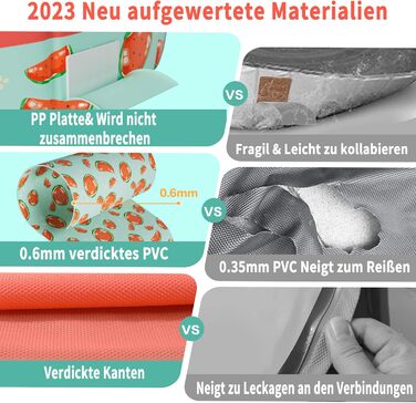 Басейн для собак Demigreat, 80/120/160 см, складаний, PVC, для великих та малих собак, (M: 120x30 см, кавун)