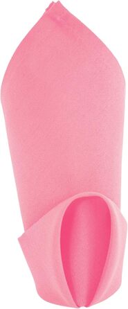 Weavric 12-Piece Cloth Napkins, 51x51 cm, Washable, Wrinkle-Free, Reusable, Pink, Table Napkins with Hemmed Edge, For Wedding, Party, Hotel, Restaurant