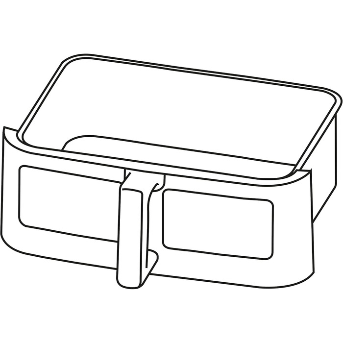 Кошик для аерофритюрниці Duronic AFD1, 10 л, запасний, для Duronic AF24, великий для сім'ї, аксесуар для аерофритюрниці без олії