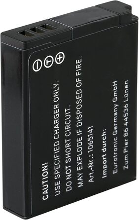 Запасний акумулятор 2x 1200mAh для Panasonic Lumix DMC-FT5 TZ40 TZ41 TZ55 TZ61 TZ71 ZS30 + зарядний пристрій (2 акумулятори)