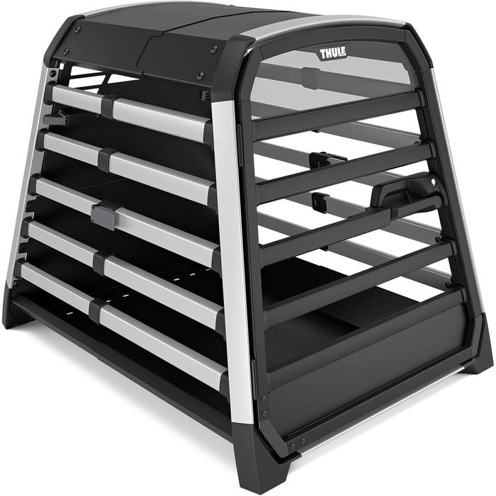 Трейлер для собак Thule Allax Hundebox Black/Aluminum XL Compact - переноска для собак в авто