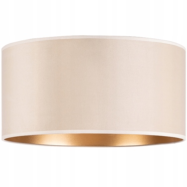 Підлоговий торшер Tornado, велюр, бежево-золотий, 152 см, E27