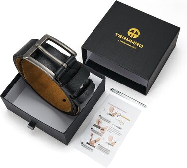 Чоловічий шкіряний ремінь чорного кольору, 110-180 см, великий розмір, ретро, повсякденний, для джинсів, робочий, 3,8 см, з подарунковою коробкою. Ширина пояса 160-165 см = загальна довжина 180 см