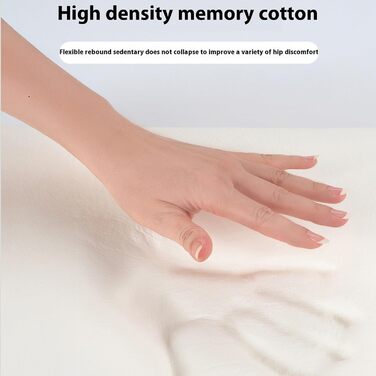 Ортопедична подушка для сидіння з підтримкою спини, Memory Foam, для офісного крісла, авто, інвалідного візка (Темно-сірий)