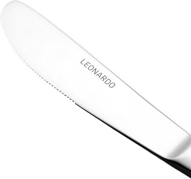 Дитячий столовий набір Leonardo Home Bambini Avventura - 4 предмети, нержавіюча сталь, миюча посудомийна машина, мотиви панда, єдинорога, сонця, гравіювання, 070799 (лев, слон, крокодил)