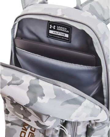 Under Armour Unisex Halftime Backpack Backpacks (White (100)/Metallic Gold)