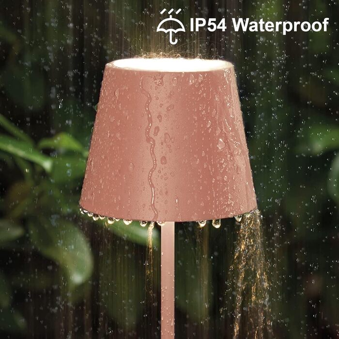 LED настільна лампа K-Bright з димуванням, акумуляторна, для дому та вулиці | Тепле світло | USB-зарядка | 1 шт. (Помаранчевий)