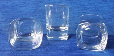 Подарунковий набір чарок для горілки Art-Glass, прозорі, 50 мл, 7 шт.
