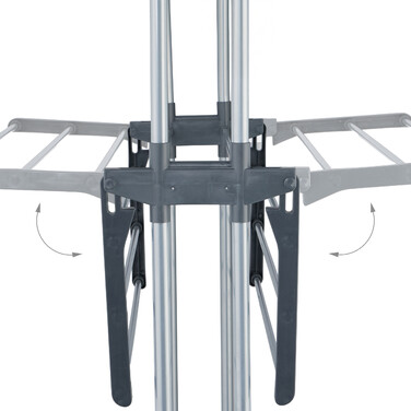 Rolling Clothes Drying Rack - Tower Design
