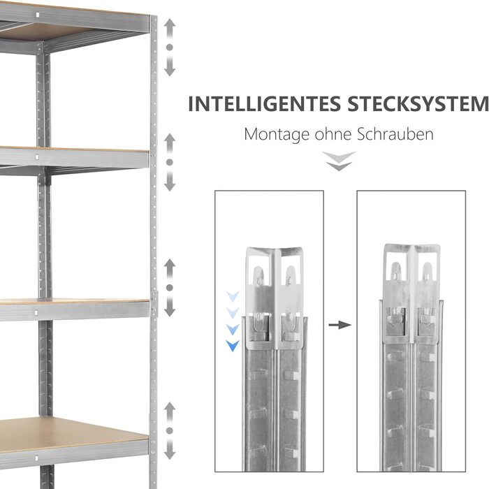 Ribelli Heavy-Duty Shelving Unit