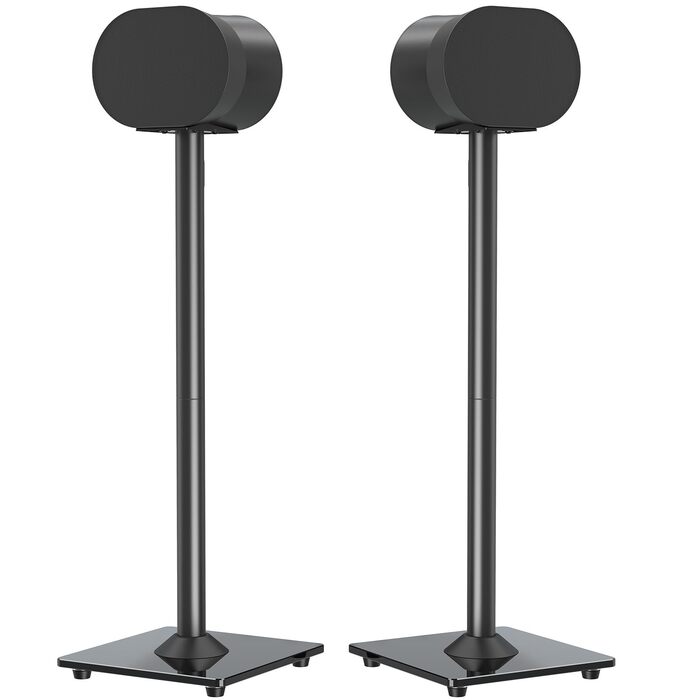 Стійки для колонок Sonos Era 300 ELIVED, 80.7 см, чорні, 2 шт. (EV5026) - підлогові, зі скляною основою, до 5 кг